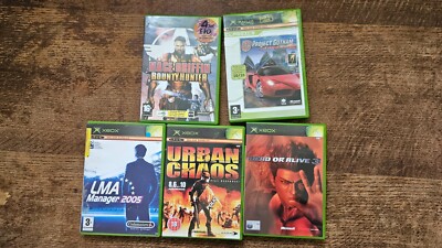 MICROSOFT XBOX ORIGINAL OG - ALLE FÜLLER OHNE KILLER BUNDLE SPIELE x5 #RL32