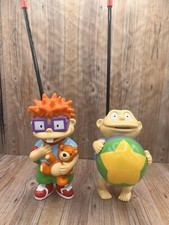 Rugrats Chuckie and Tommy Walkie Talkies Viacom 1998 Tested and Works 