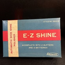 Vintage E-Z Shine Shoe Polisher by Equality No. 3500-B Automatic S Buffer  Kiwi