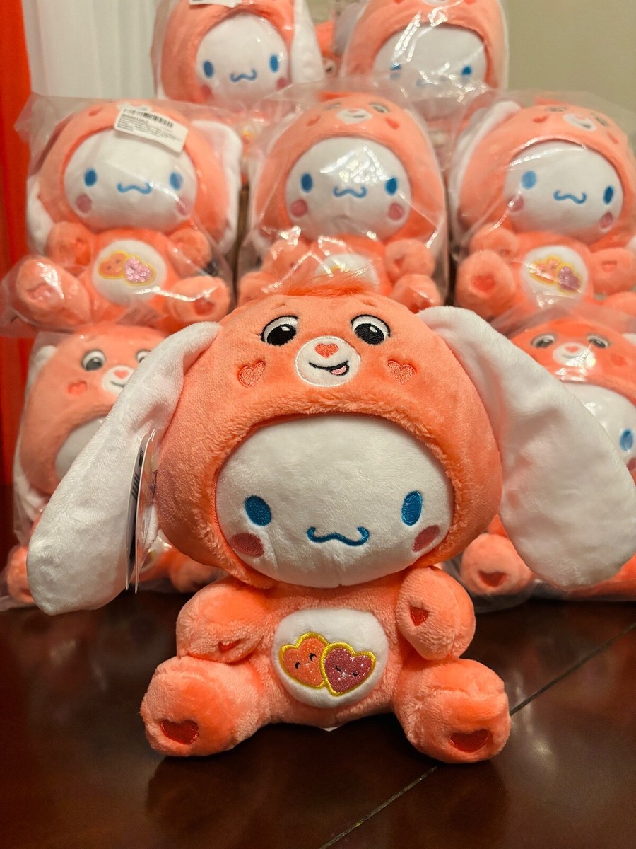 Care Bears Hello Kitty 9" plush - Cinnamoroll as Love-a-Lot Bear - NEW,  MINT! | eBay