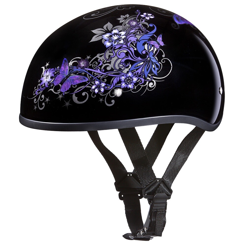 Daytona DOT Low Profile Motorcycle Women's Slim Line Helmet 