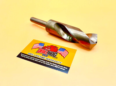 1'' Cobalt Drill Bit 1 Drill Bit M42 Silver & Deming Drill Hog  Lifetime Warranty