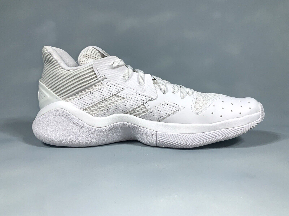 adidas James Harden Stepback Basketball Shoes White Grey FW8488 Men's Size  13 | eBay