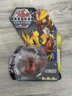 Bakugan Evolutions Toy - Platinum Series - Diamond Dragonoid True Metal SEALED