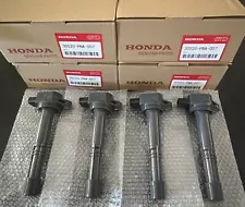 4 PACK OEM Ignition Coils For 02-06 Honda 2.4L C1382 UF311 30520-PNA-007 Genuine