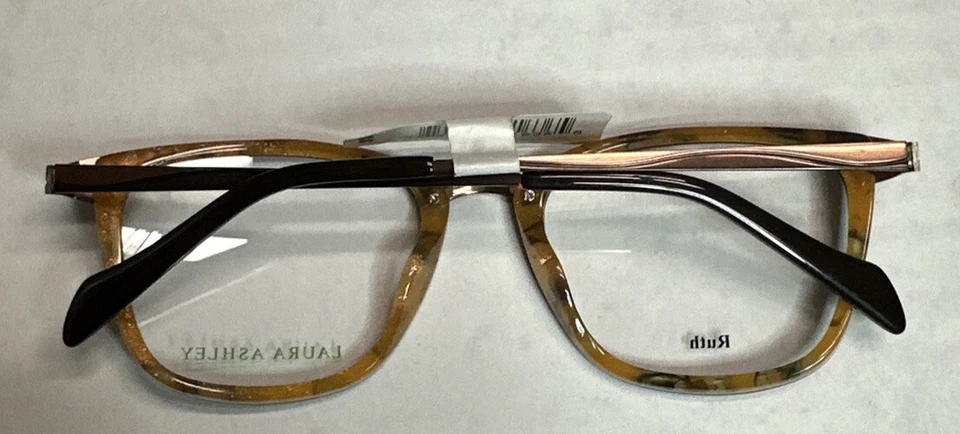 Nuevo~ Anteojos Laura Ashley RUTH Mujer 49-18-135 Monturas $124 MARRÓN OSCURO Foto 3 de 4