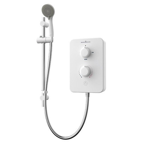 Gainsborough Slim Duo 10.5Kw Electric Shower White 3 Spray Head Handset Bathroom 5023942279490 - Image 3