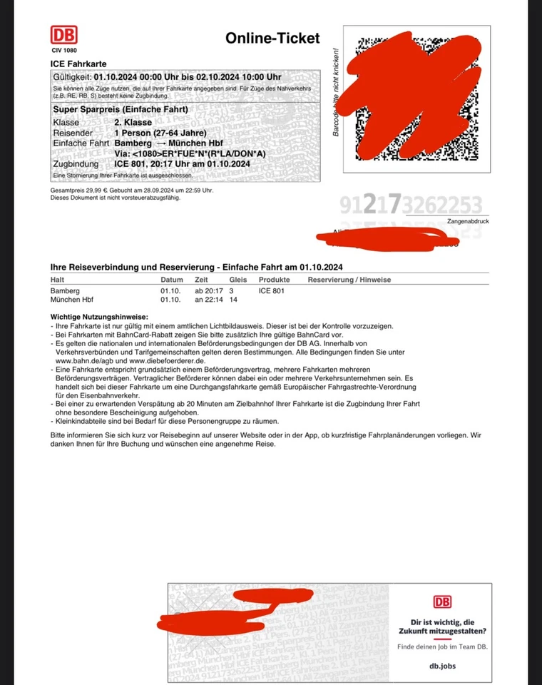 tickets für deutsche bahn