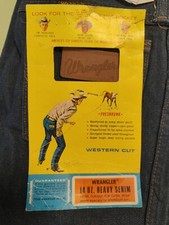 Vintage 1970s NWT Wrangler Blue Bell 11-0242I Jeans 27x36 deadstock Western Cut