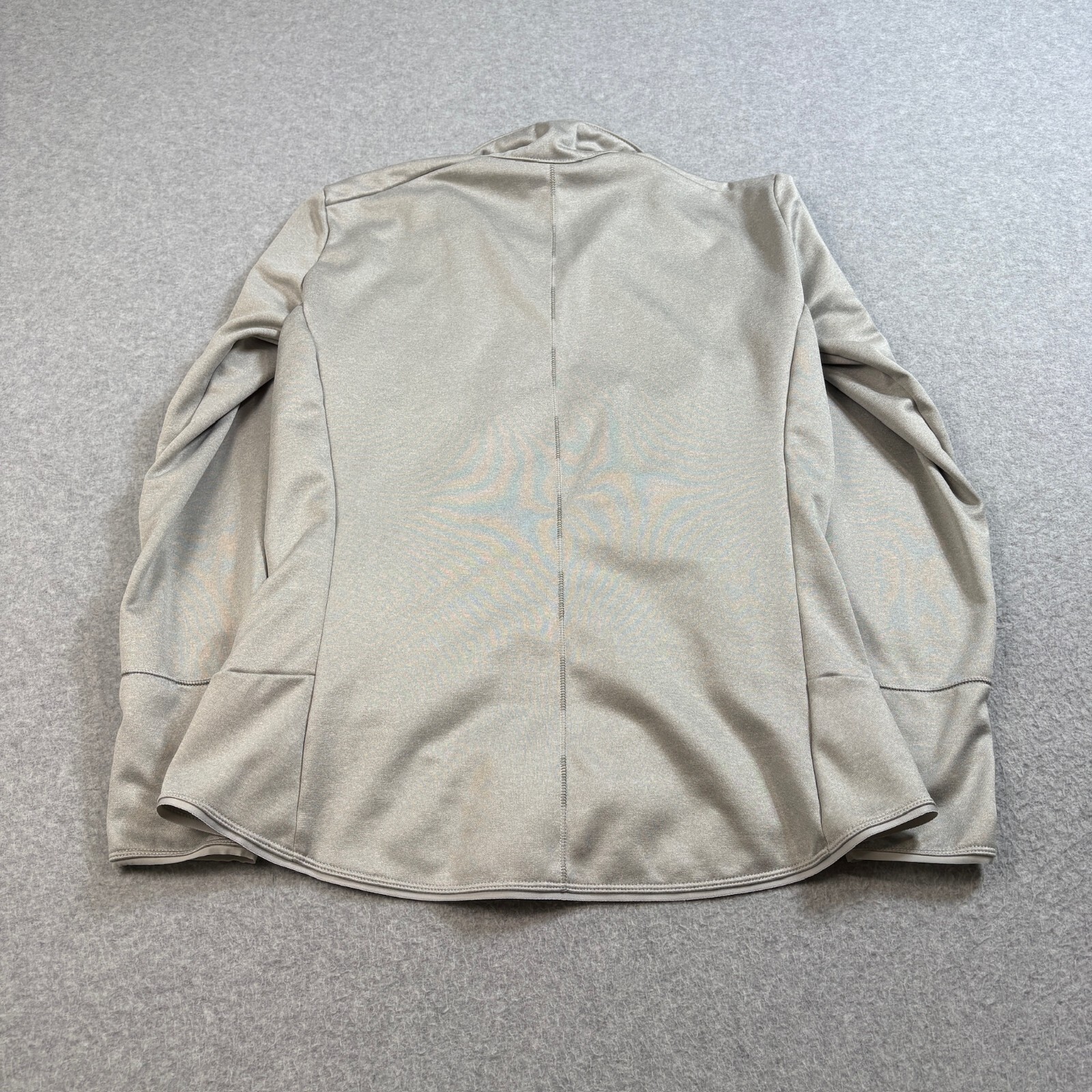 Salomon Giacca Donna M Grigio Pelle Avanzata Calda Fori Pollice Corsa Escursionismo Outdoor