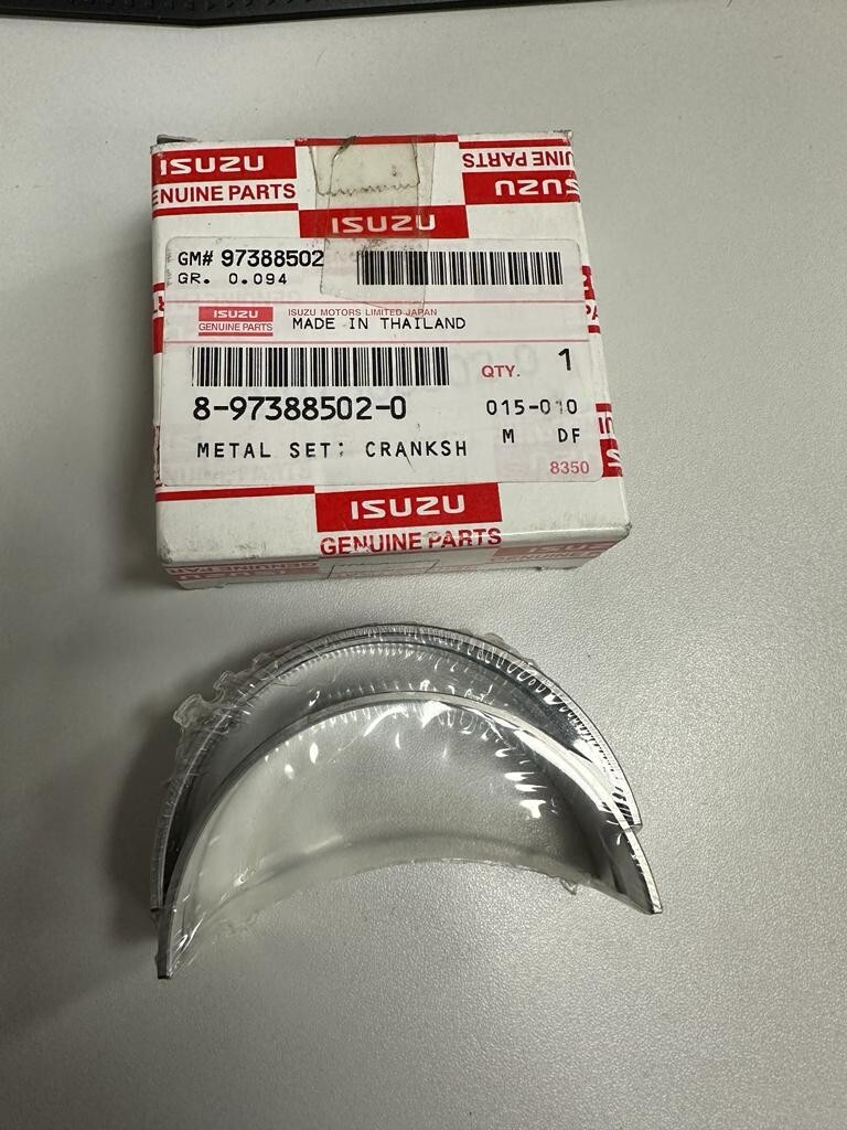 Genuine Isuzu 8-97388-502-0 Main Bearing set (8973885020) | eBay