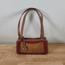 Brighton Marina Palomino Handbag Purse Bag Tan Leather