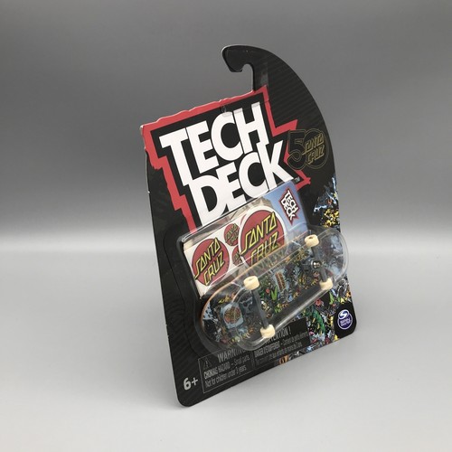 2023 Tech Deck Ultra Rare Santa Cruz Fingerboard 50 Years Kevin Braun FAST SHIP - Picture 3 of 5
