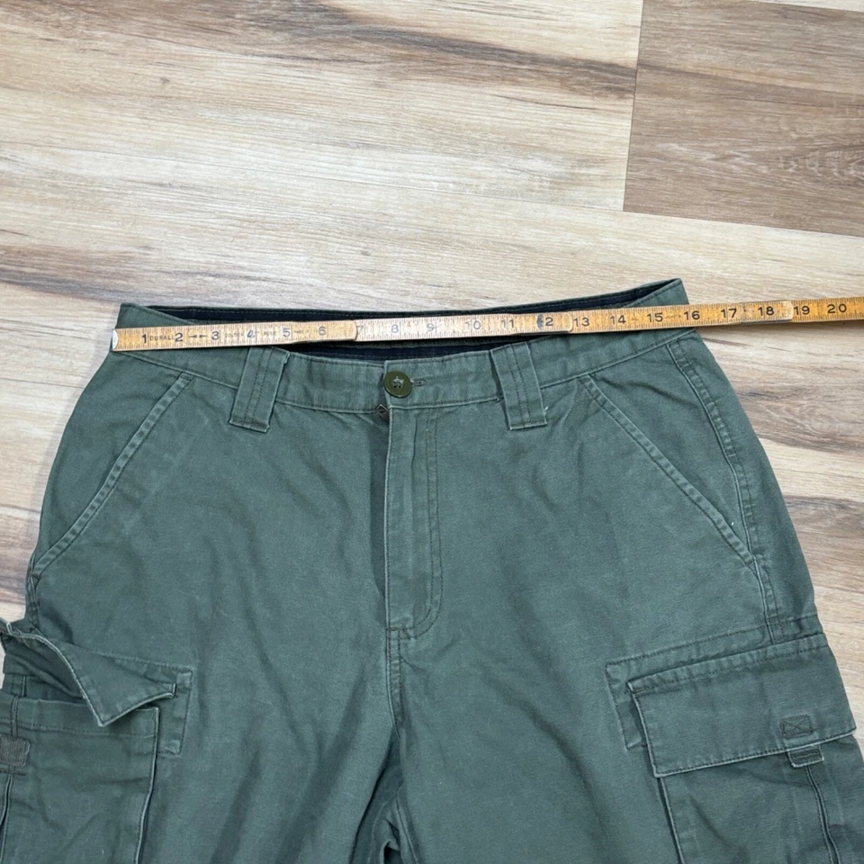 BOY SCOUTS Uniform Shorts Mens 32 BSA Canvas Green - Image 3 of 4