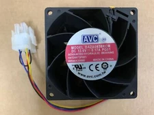 AVC DAZB0838RCM-PG01 13.6V 0.17A 4-wire temperature control fan Male plug