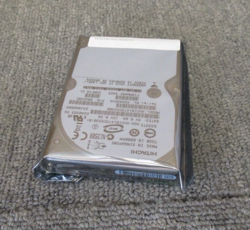 Hitachi HUC101473CSS300 Ultrastar C10K147 73GB 10000RPM 3Gbps 16MB 2.5" HDD - Image 2 of 4
