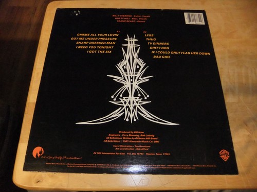 1983 First Pressing ZZ TOP ELIMINATOR Vinyl LP ROCK BAND 1-23774 EX/ VG+ COND - Afbeelding 5 van 9