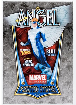 NEW/SEALED ANGEL BLUE Statue (Bowen 2009) Avengers X-Men  Wolverine Archangel