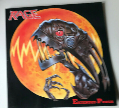 RAGE - Extended Power 12'' NOISE rare vinyl edition MINT unplayed copy 1991
