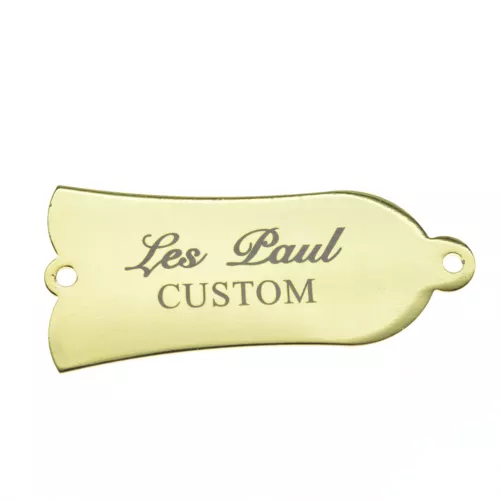 Metal Iron Truss Rod Cover w/ CUSTOM or STANDARD Print fits Gibson Style LP/SG