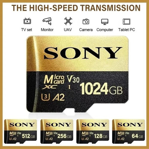 MICRO SD 1024GB 512GB 256GB 128GB 64GB scheda memoria SONY memory card - Foto 2 di 5