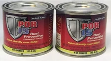 Por-15 45032 (2 cans of Gloss Black  Rust Preventative Coating)
