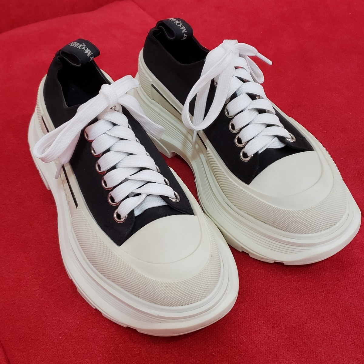 Alexander McQueen Women's Tread Slick Sneakers Size 36 EU/ 6