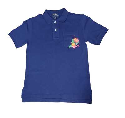 Polo Ralph Lauren DARK COBALT Boy's Logo Cotton Mesh T-Shirt