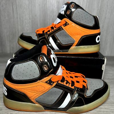 Osiris Bronx NYC 83 Black/Orange Patent Leather Halloween