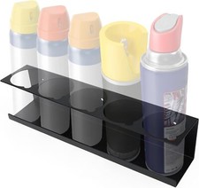 RealPlus Aerosol Spray Can Holder Rack Organizer, 5 Can Wall Mounted Heavy-Duty