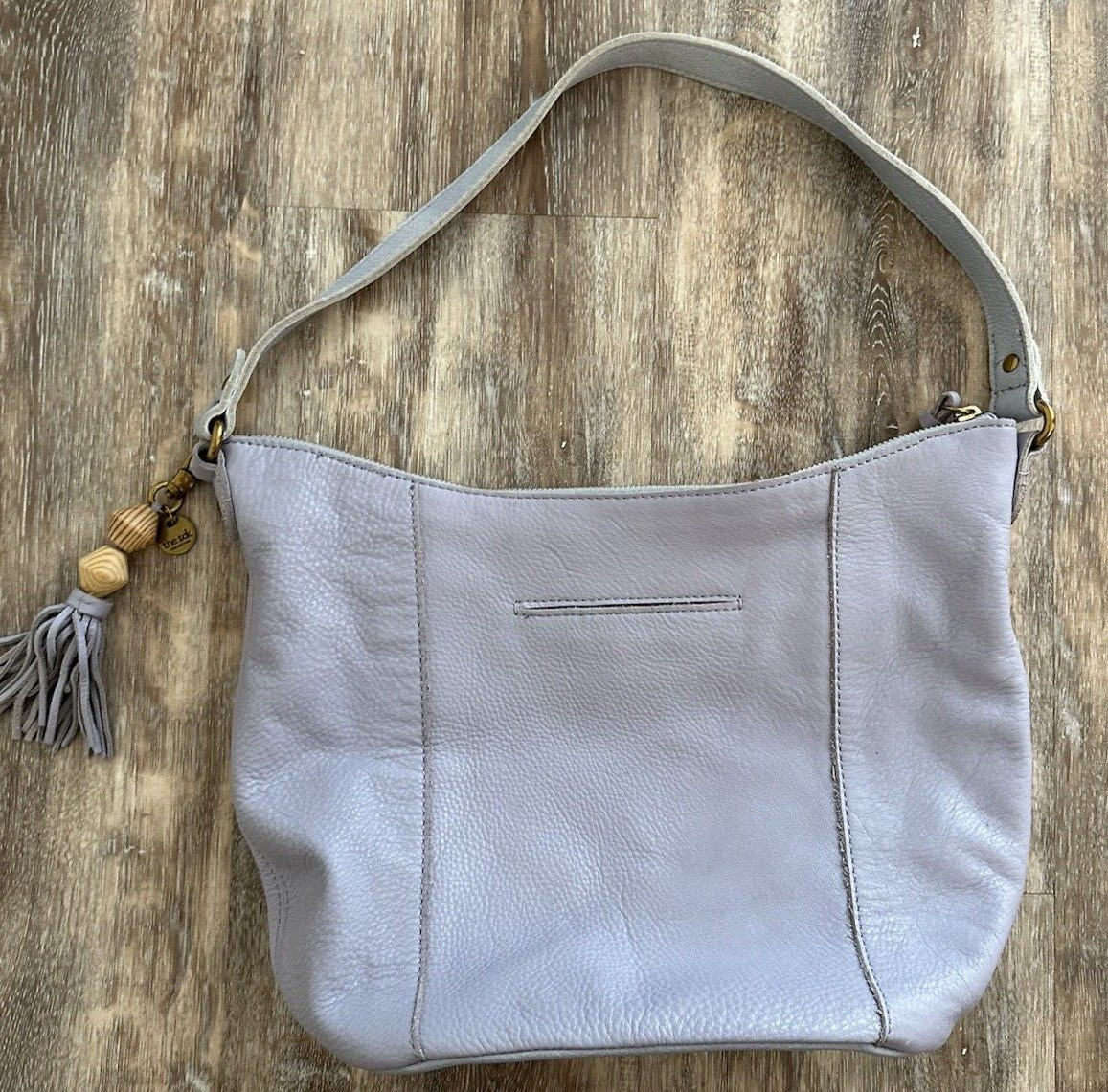 The Sak Purse Simi Lavendar Pebbled Leather Shoulder Hobo  The Sak Purse Simi Lavendar Pebbled Leather Shoulder Hobo Fob Collective main image 0