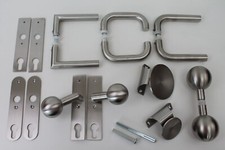 Torbeschlag Edelstahl - Drücker Türgriff Tür Gartentor Knauf Klinke Knopf Griff