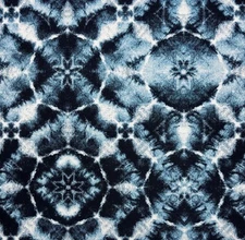 SUNBRELLA AUTHENTIC INDIGO BLUE GEO OUTDOOR INDOOR WOVEN FABRIC BY YARD 54"W