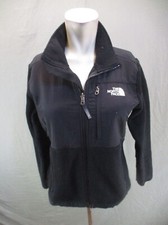 The North Face Size S Womens BLK Full Zip Stand Collar Pocket Denali Jacket 405