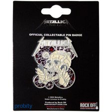 METALLICA - THE SHORTEST STRAW - LAPEL/HAT PIN - BRAND NEW - MUSIC METPIN05