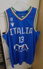 canotta Italia Basket Macron Fontecchio 13 Nazionale Shirt Italy