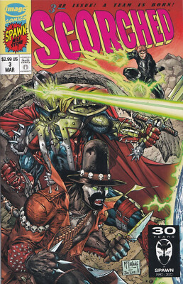 SCORCHED #3 (TODD MCFARLANE VARIANT)(2022) SPAWN TEAM-UP COMIC ~ Image Comics