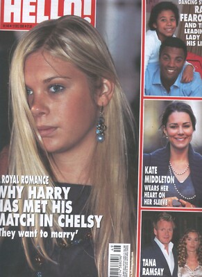 Hello #948 Kate Middleton Chelsy Davy Ray Fearon Tana Ramsay