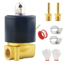 1/4 Inch NPT AC110V Brass Electric Solenoid Valve 2W025-08 Normally Closed