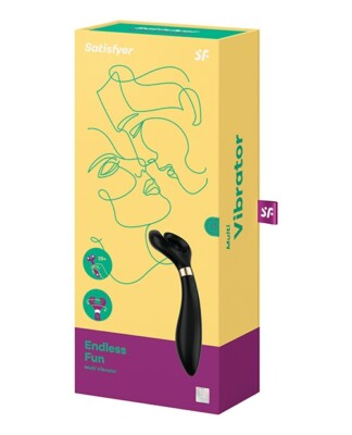 Satisfyer UltimatelyPleasurable Endless Fun Black Multi-Vibrator, New