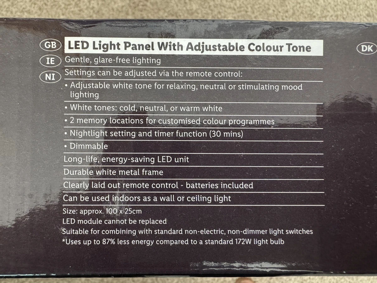 Livarno lux smart 2024 led light panel