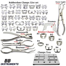 Endo Kofferdam Instrumente Ivory Rubber Dam Punch lightweight Klammern Tary Lab