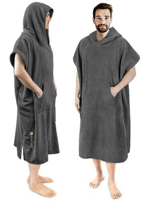 SUN CUBE Surf Poncho Changing Robe with Hood | Absorbent Quick Dry Microfiber...