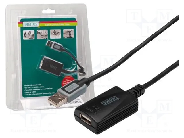 EXTENDER DIGITUS USB A TO USB A, M/F, 5MT, portata massima fino a 10mt, (PROLUNG - Immagine 5