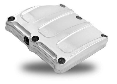 Performance Machine Scalloped Top Transmission Cover Chrome #0203-2018-CH
