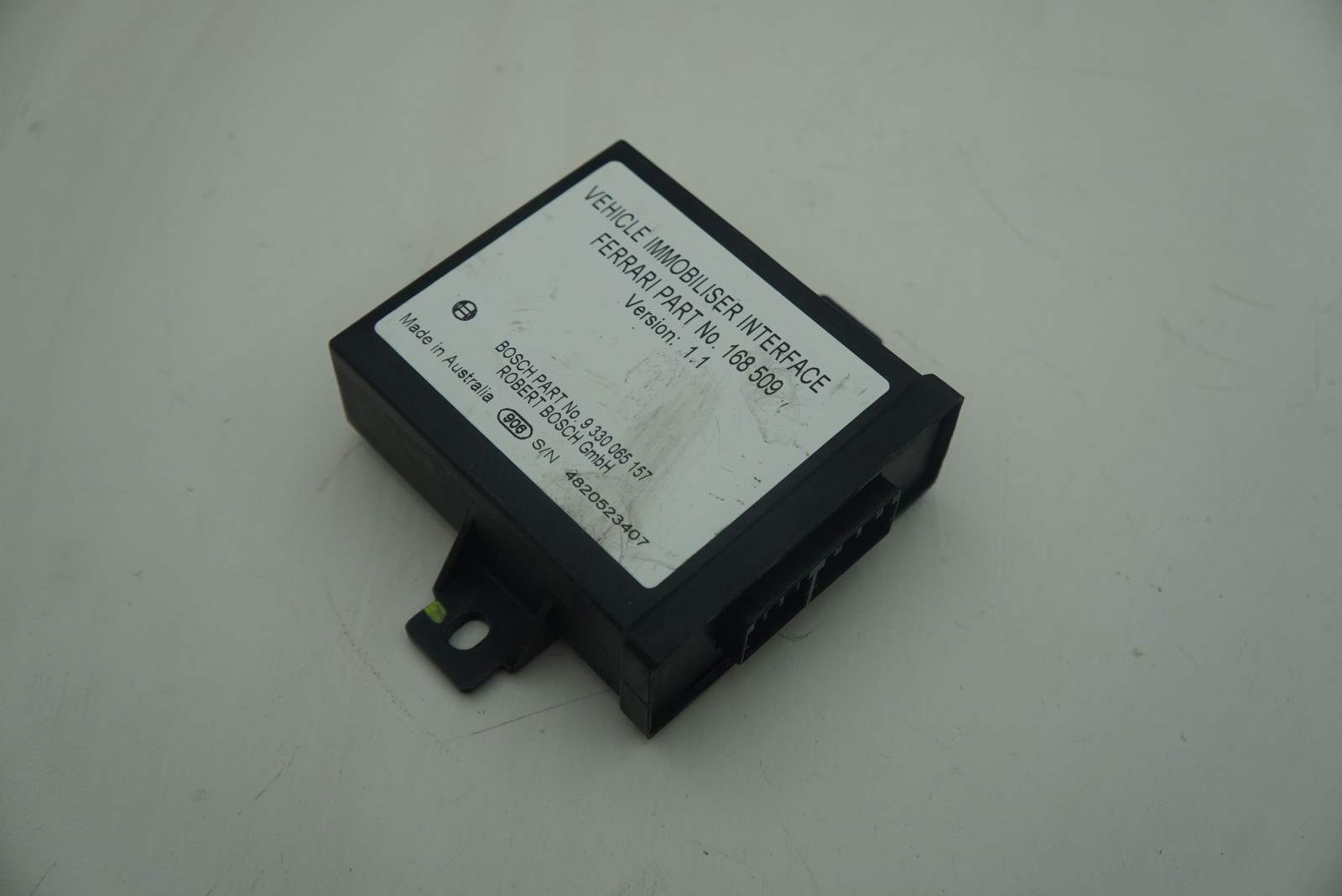 Anti Theft Vehicle Immobiliser Interface Control Module 168509 Ferrari 360 2004