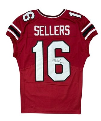 LANORRIS SELLERS SOUTH CAROLINA GAMECOCKS SIGNED JERSEY GAME-CUT