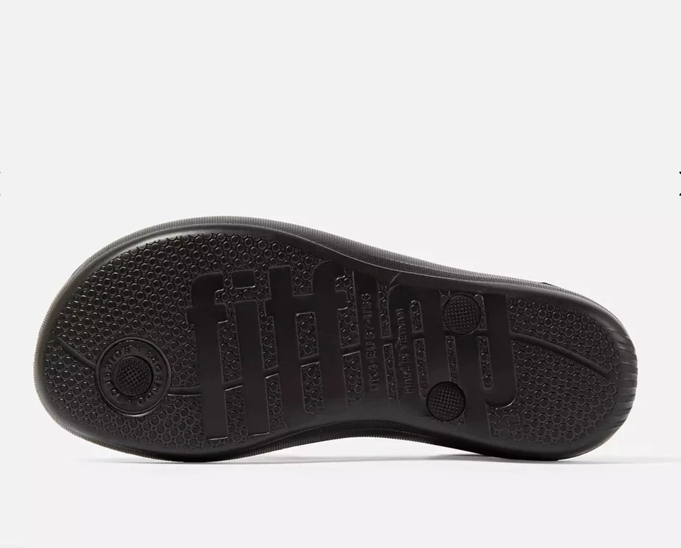 Chinelos Fitflop Feminino IQUSHION Ergonômico Preto Tamanho 8 SKU0022 - Imagem 3 de 4