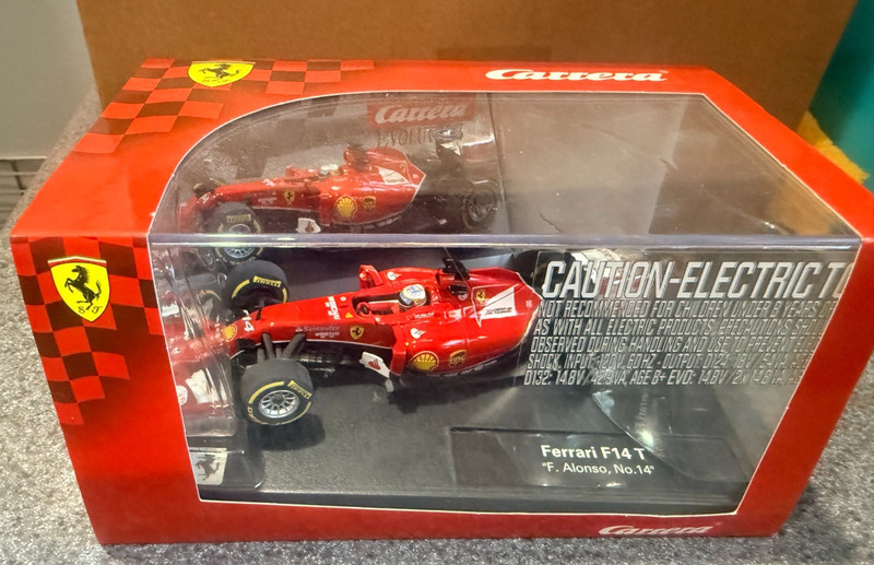 Carrera Electric race car F1 Ferrari F14 T F.Alonso  No.14 RARE!!