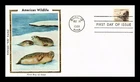 US COVER HARBOR SEAL AMERICAN WILDLIFE FDC COLORANO SILK CACHET